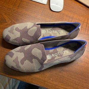 Rothys Mink Camo Loafers